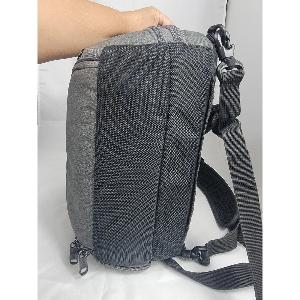 eBags Professional Slim Junior Laptop Backpacks Gray Orange 15.5 Laptop